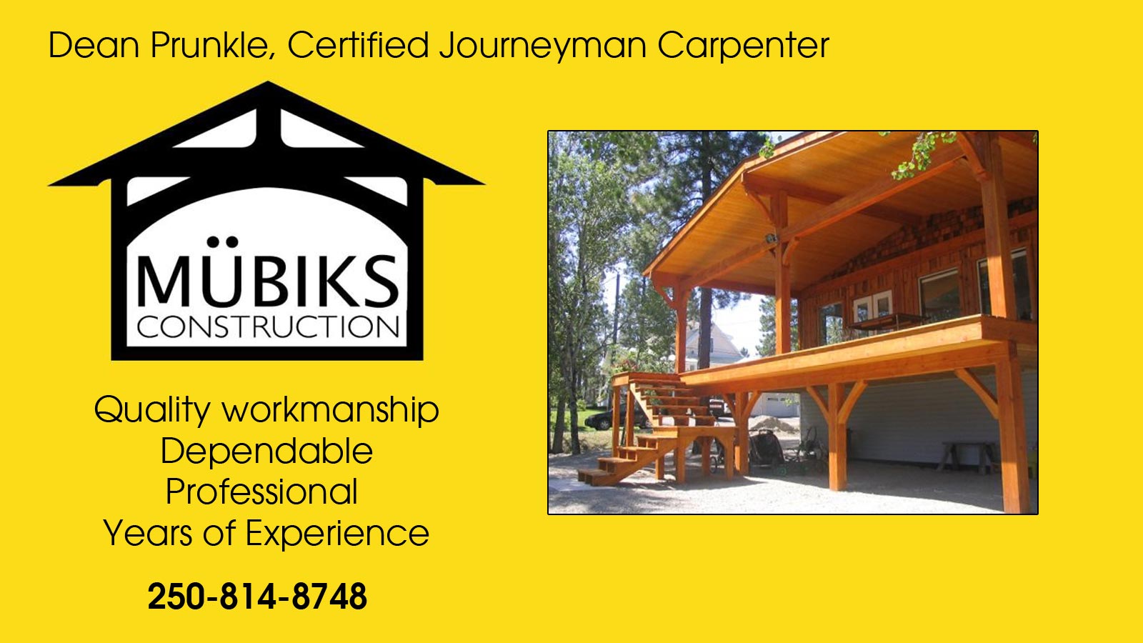Mubiks Construction Revelstoke
